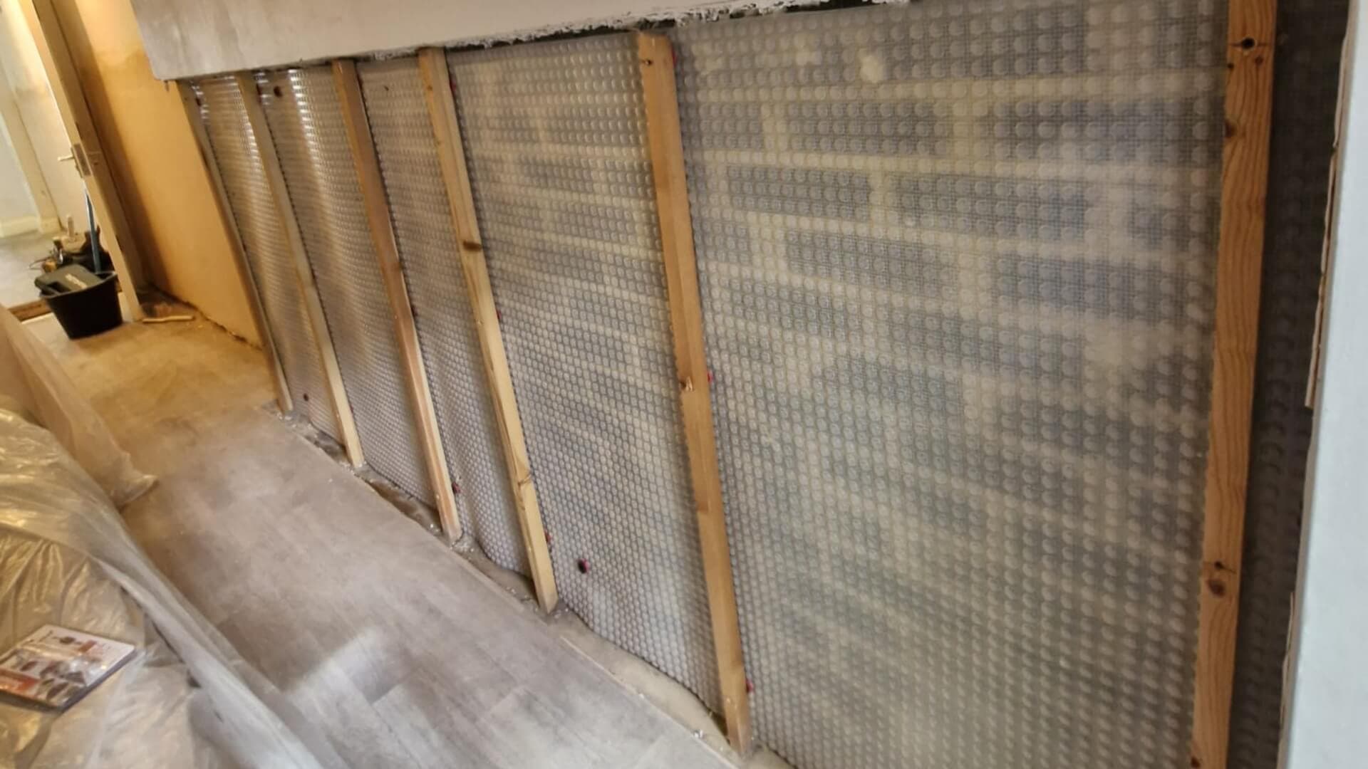 JDK Plastering - Professional work showcase featuring external wall insulation and rendering projects